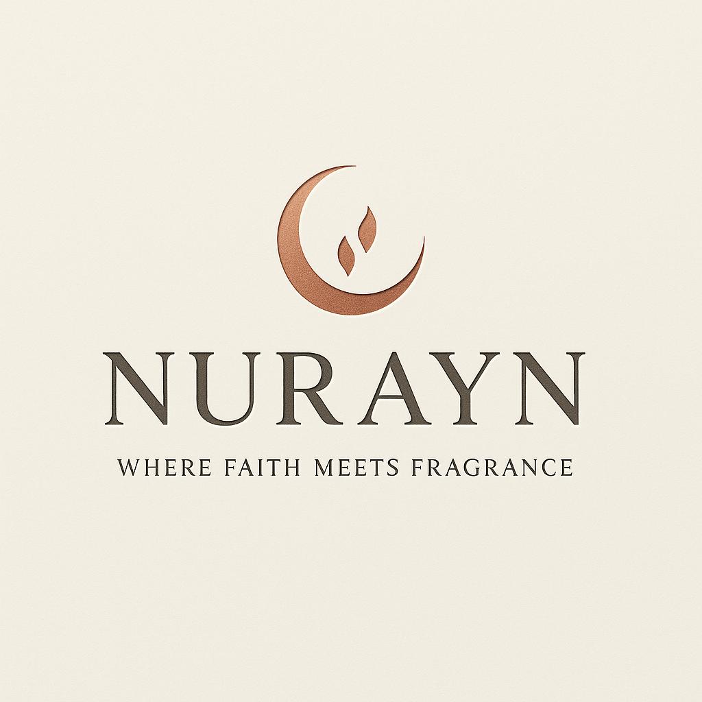 The NURAYN logo — a crescent embracing twin flames